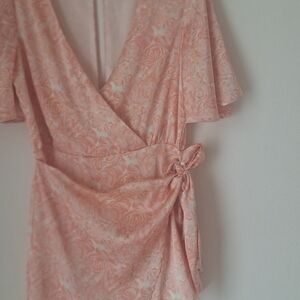 Casual, Beache Mika And Gala Cream & Peach Short Jumper Sz M